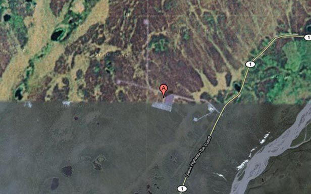 Centrum badawcze HAARP (Fot. Google Maps)