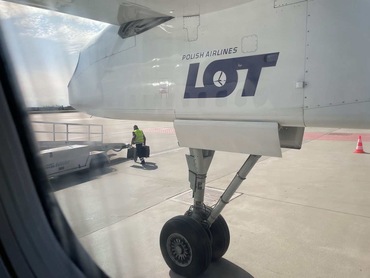 "Delivery at aircraft"