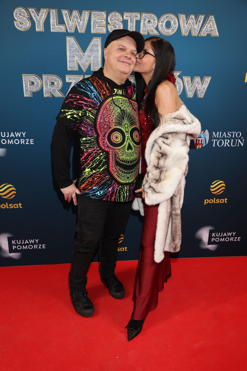 Krzysztof Skiba z żoną
