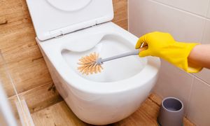 Wlej to do pojemnika na szczotkę w toalecie. Potem sobie podziękujesz