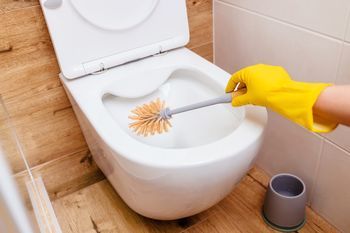 Wlej to do pojemnika na szczotkę w toalecie. Potem sobie podziękujesz