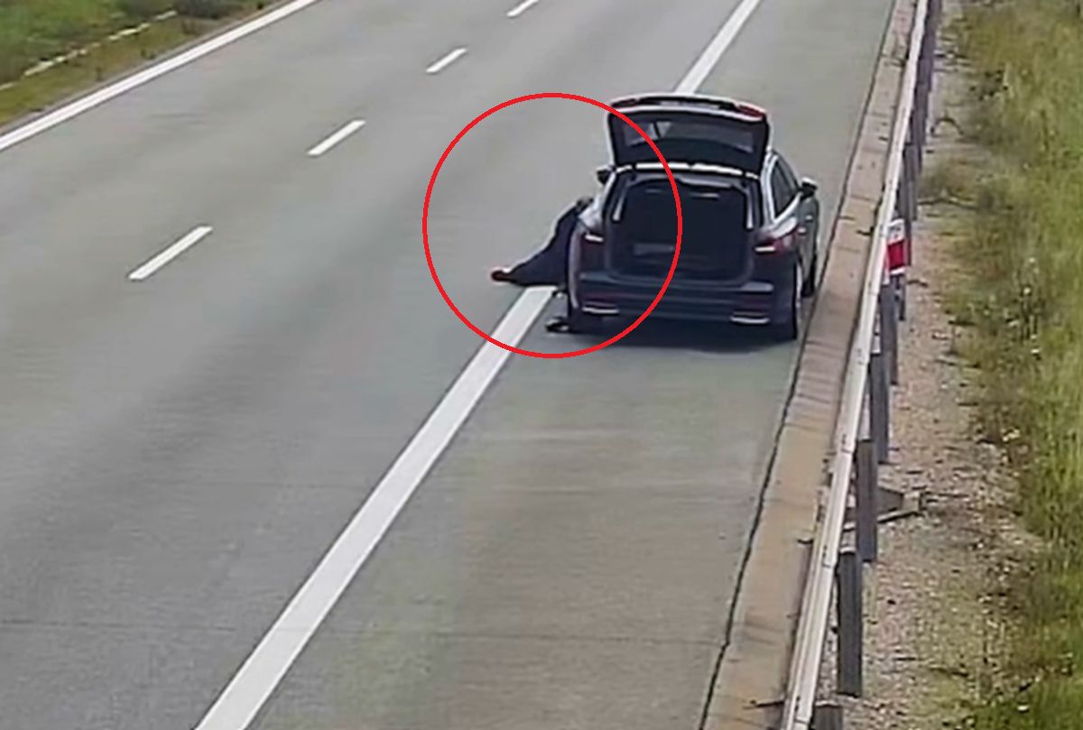Szokujące nagranie. "Szkoda, że cały się nie położył na drodze"