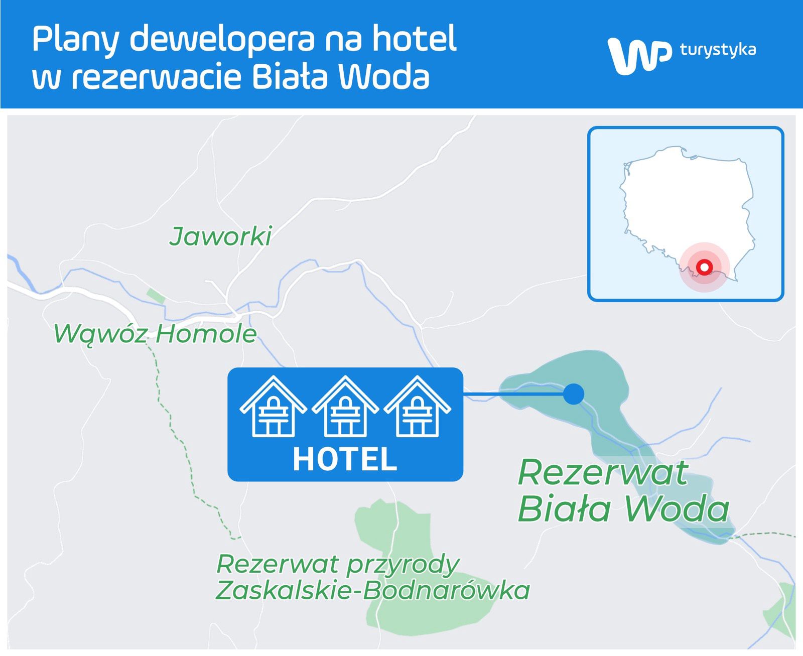 Hotel ma powstać w rejonie rezerwatu