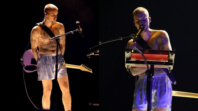 Justin Bieber wystąpił na scenie w samych bokserkach