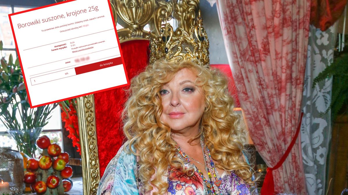 Magda Gessler bardzo ceni swoje produkty