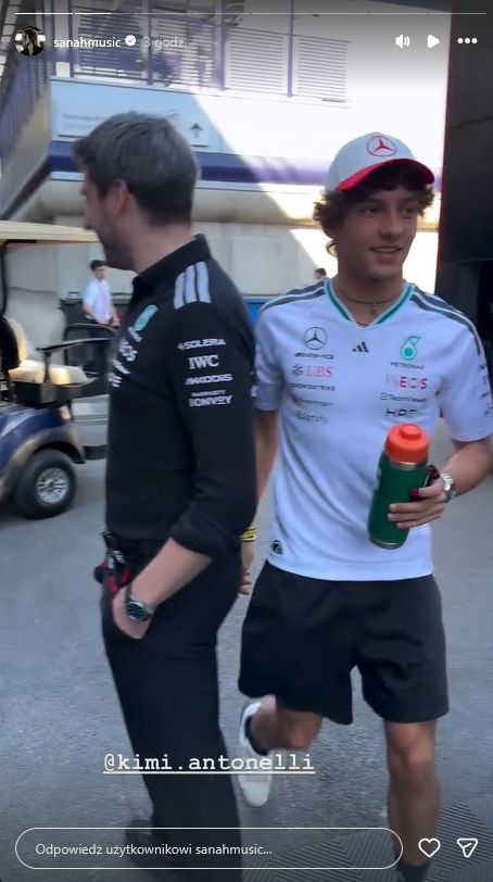 Sanah na Formule 1 w Madrycie