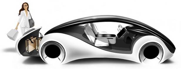 iCar - jedna z wizji samochodu Apple'a (Fot. SpotCoolStuff.com)