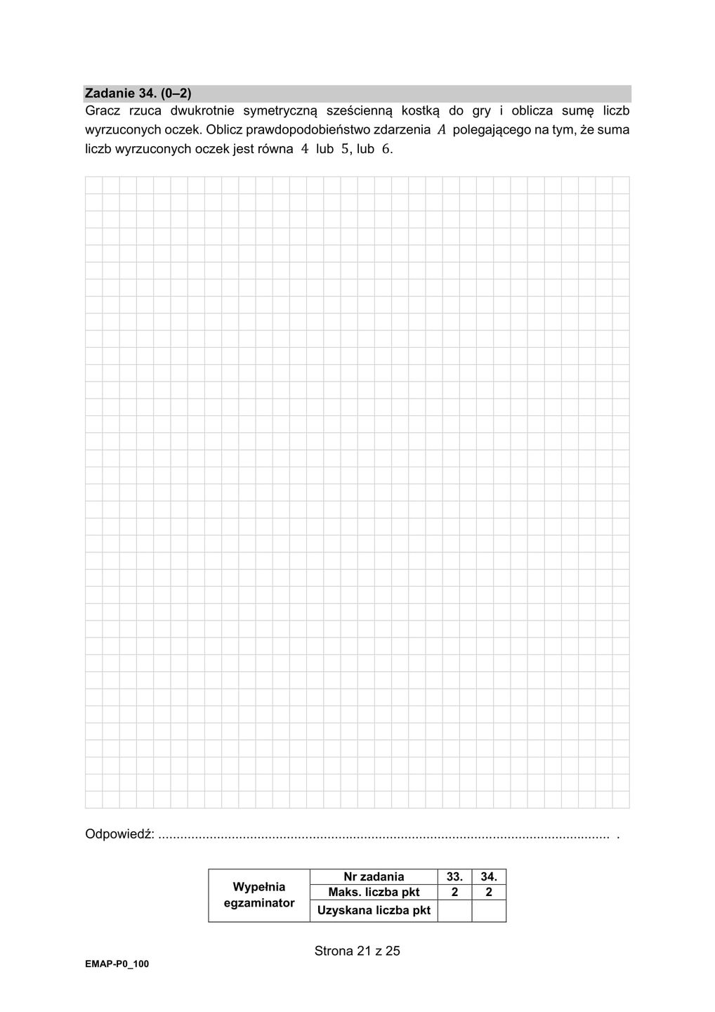 Matura z matematyki 2021. Arkusze CKE na poziomie podstawowym. 