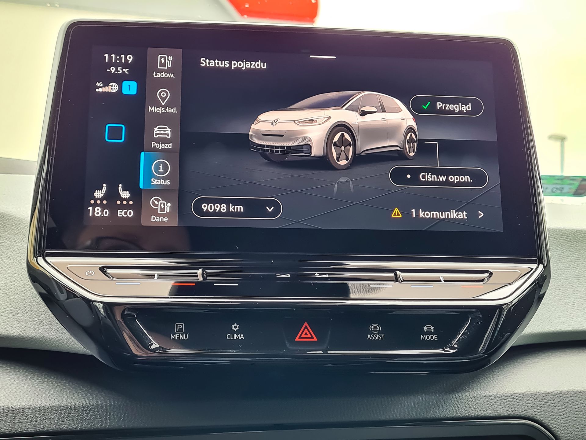 Volkswagen ID.3: Systemy zarządzania energią, wspomagające kierowcę i bezprzewodowy Android Auto 13