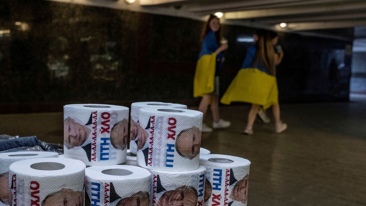 Papier toaletowy z Putinem w Kijowie. Zdjęcie robi furorę w internecie 1