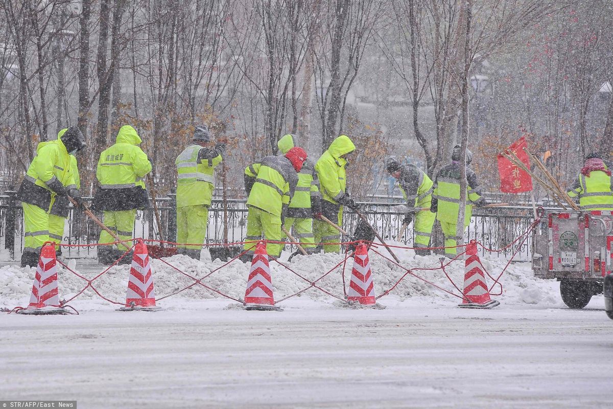Atak zimy w Harbin