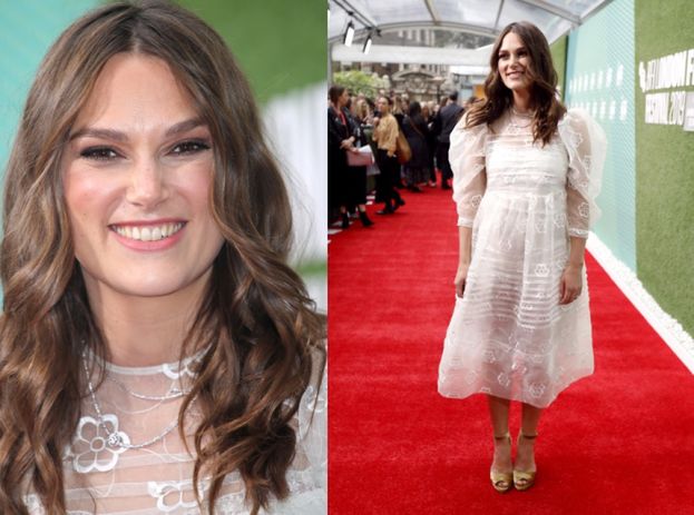 Keira Knightley chwilę po urodzeniu dziecka pozuje na czerwonym dywanie. Ciąża ją zmieniła? (ZDJĘCIA)