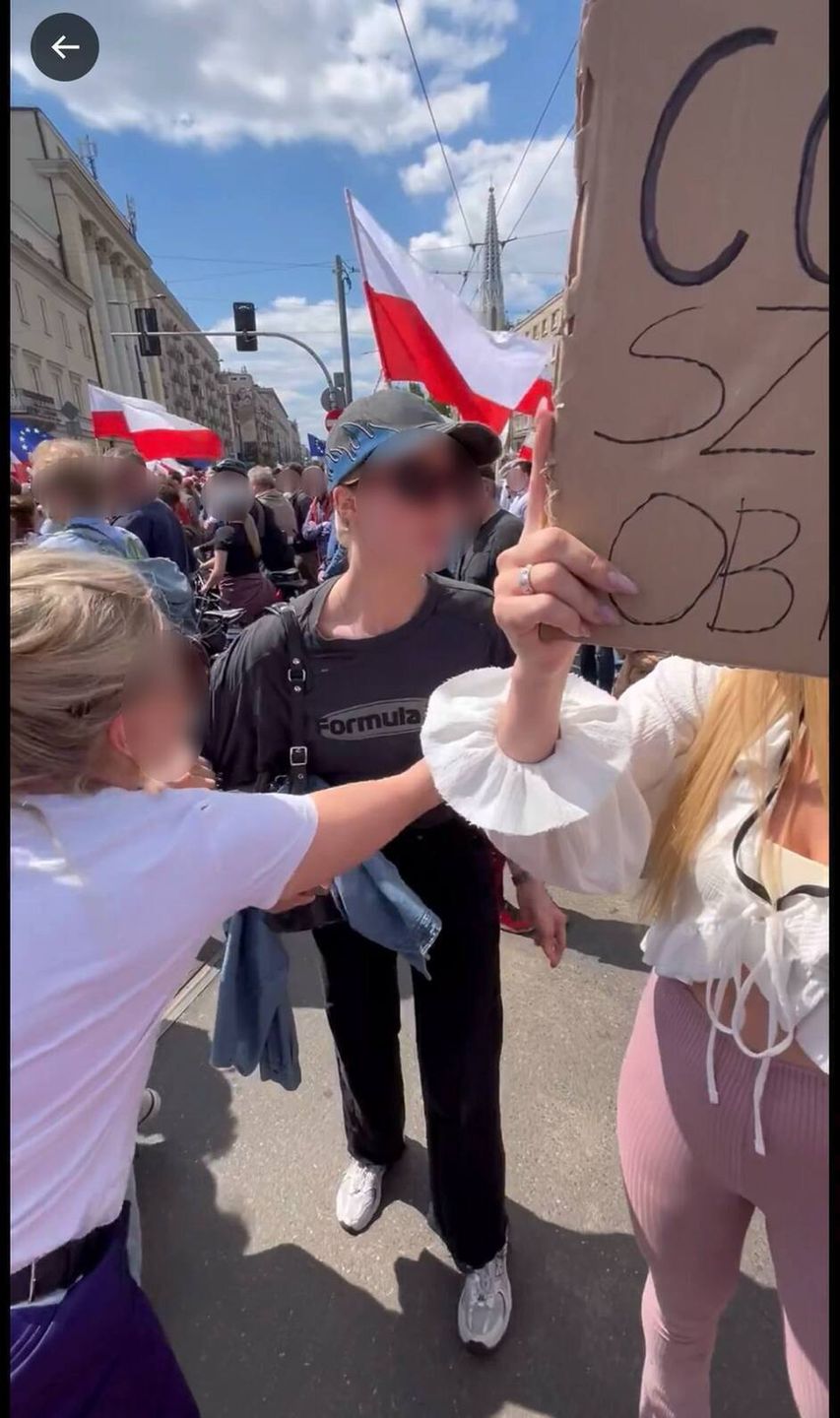 Marianna Schreiber pojawiła się na Wielkim Marszu Patriotów