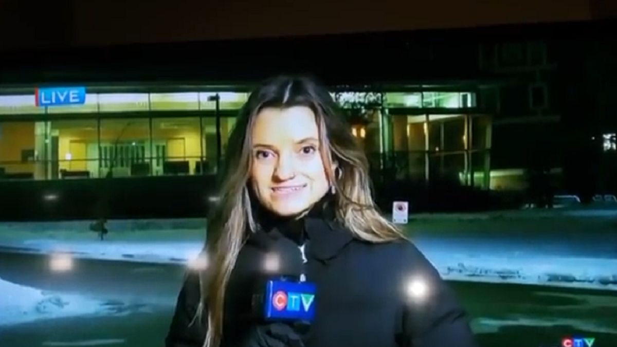 Dziennikarka poczuła się źle podczas wejścia na żywo 