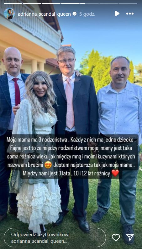 Adrianna Eisenbach w swojej eleganckiej stylizacji.