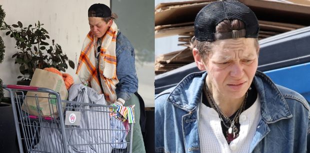 Loni Willison grzebie po śmietnikach i koczuje przed restauracją (ZDJĘCIA)