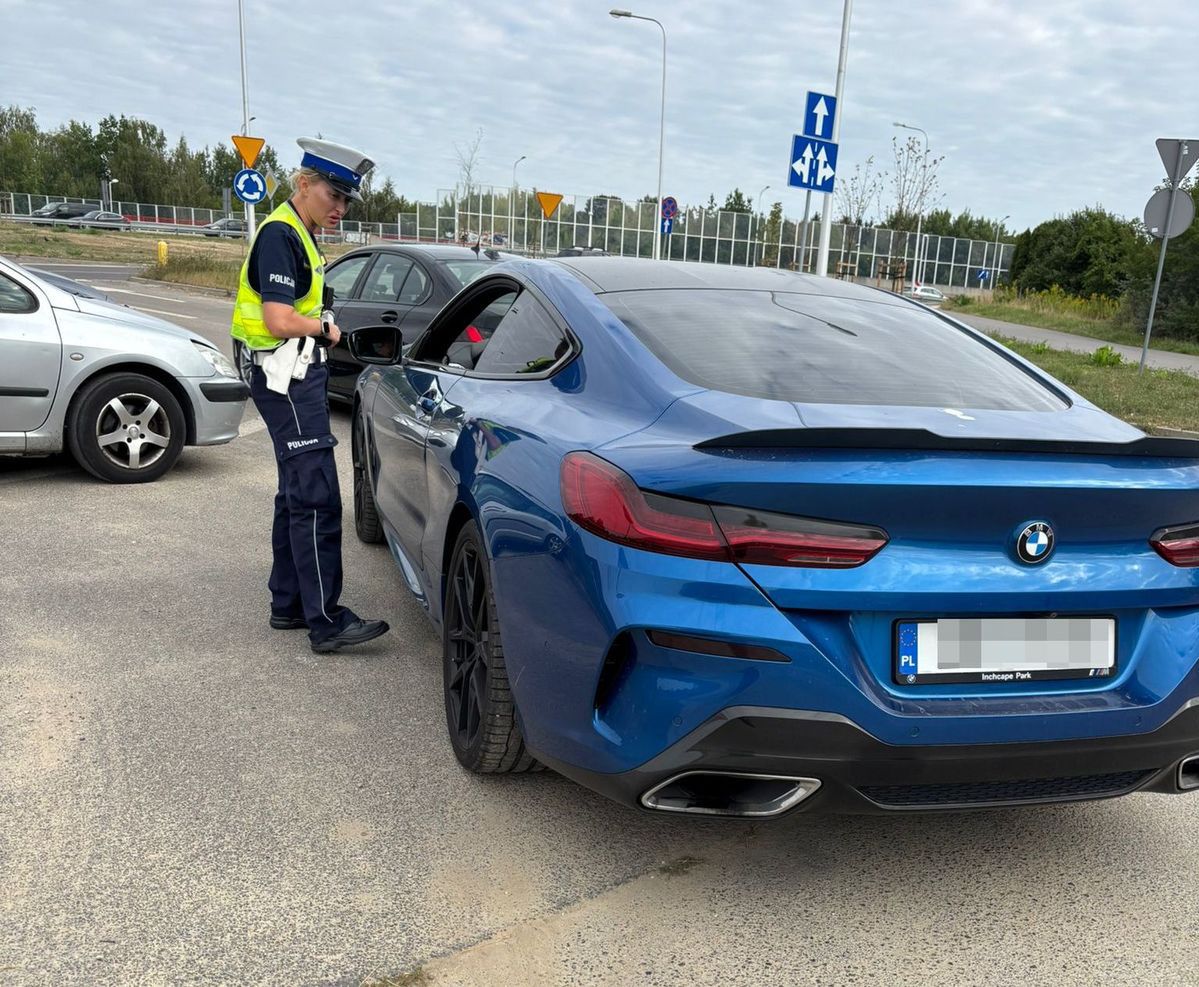 Lublin: Kierowca BMW ukarany za szereg wykroczeń drogowych