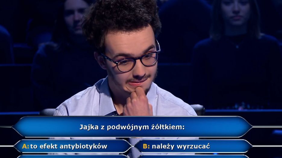 Pytanie o jajko sprawiło graczowi kłopot