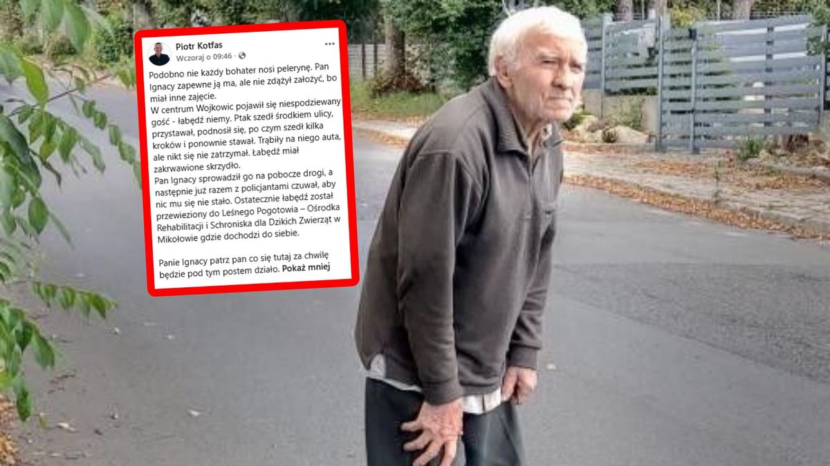 86-latek wywołał ogromne poruszenie.