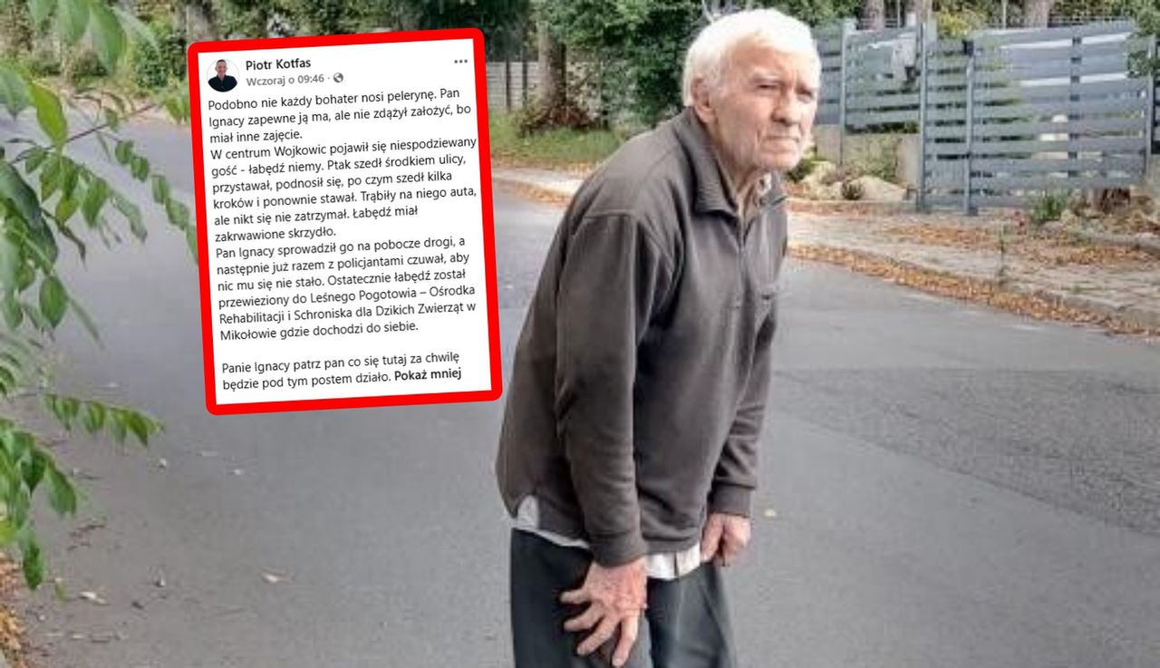 Internet zapłonął. Głośno o tym, co zrobił 86-latek. "Skarb"