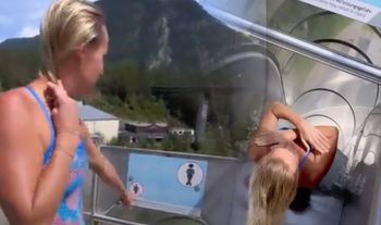 Zignorowała znak "tylko dla mężczyzn". Mistrzyni świata wszystko nagrała