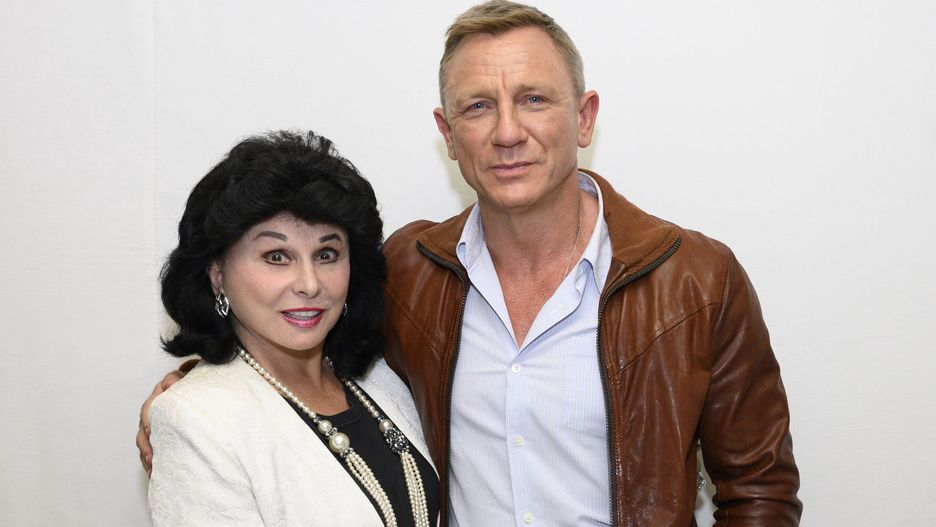 Yola Czaderska-Hayek i Daniel Craig