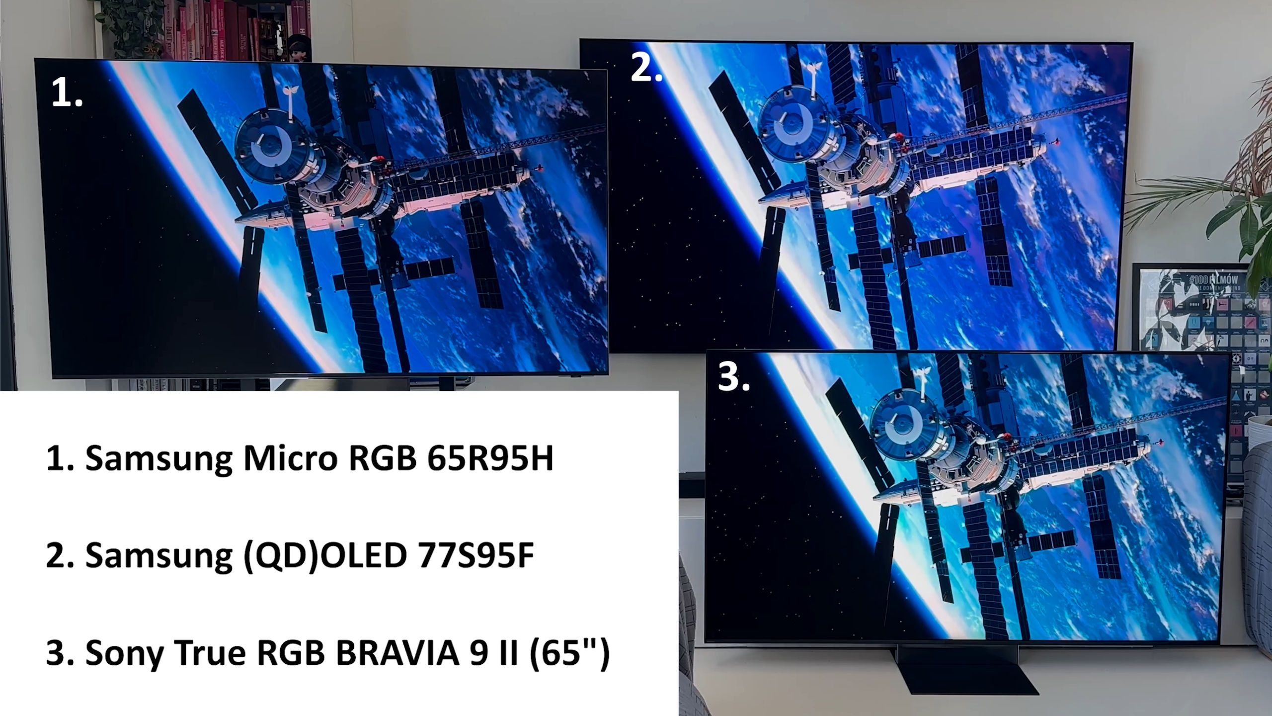 Sony BRAVIA 9 II vs Samsung Micro RGB R95H vs Samsung OLED S95F