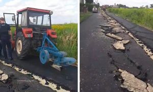 Rolnik z Gliwic zaorał asfalt. Teraz idzie do sądu