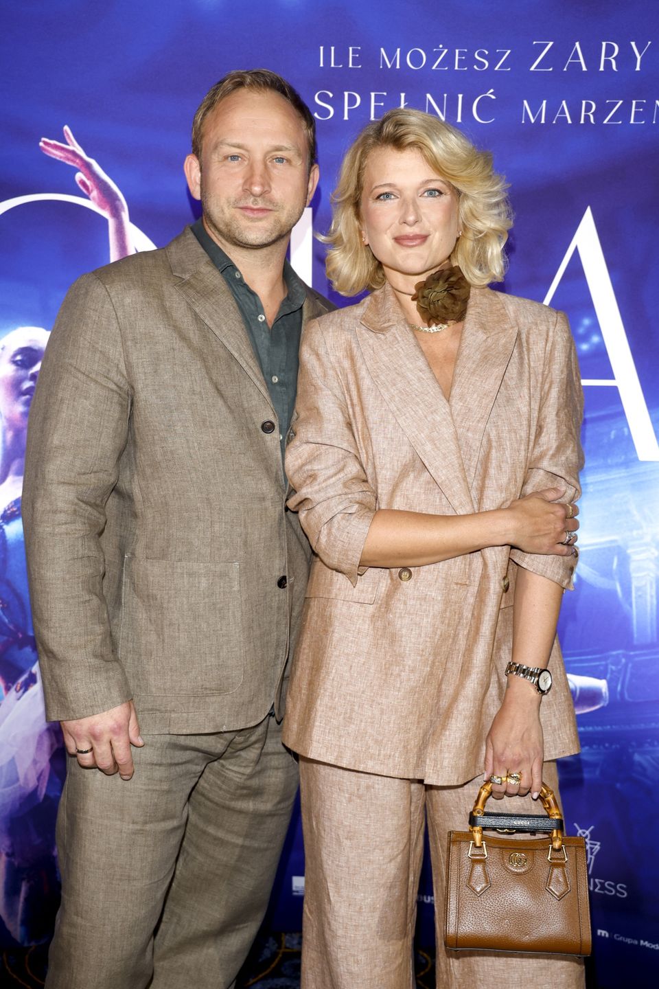 Borysz Szyc zabrał żonę na premierę filmu