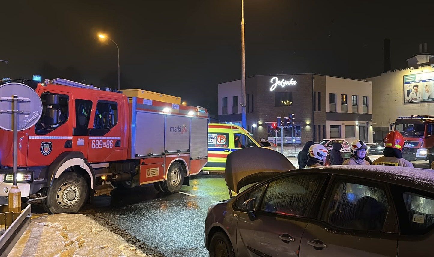 Wypadek w Markach