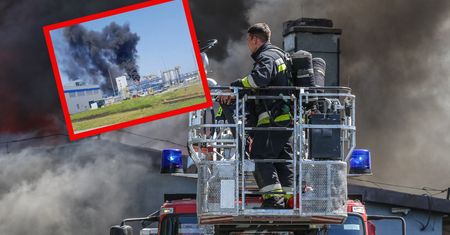 Pożar w zakładzie Synthosu w Oświęcimiu. Jedna osoba poszkodowana