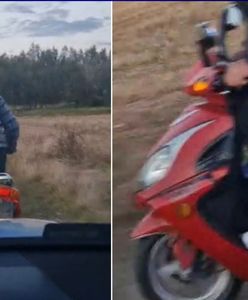 Szaleńcza ucieczka na motorowerze. 40-latek miał wiele na sumieniu