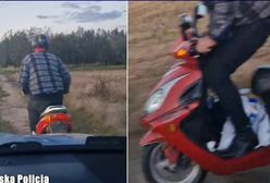 Szaleńcza ucieczka na motorowerze. 40-latek miał wiele na sumieniu