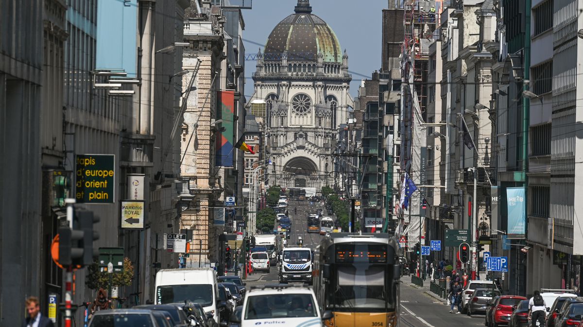 Na zdjęciu Bruksela - centrum decyzyjne UE