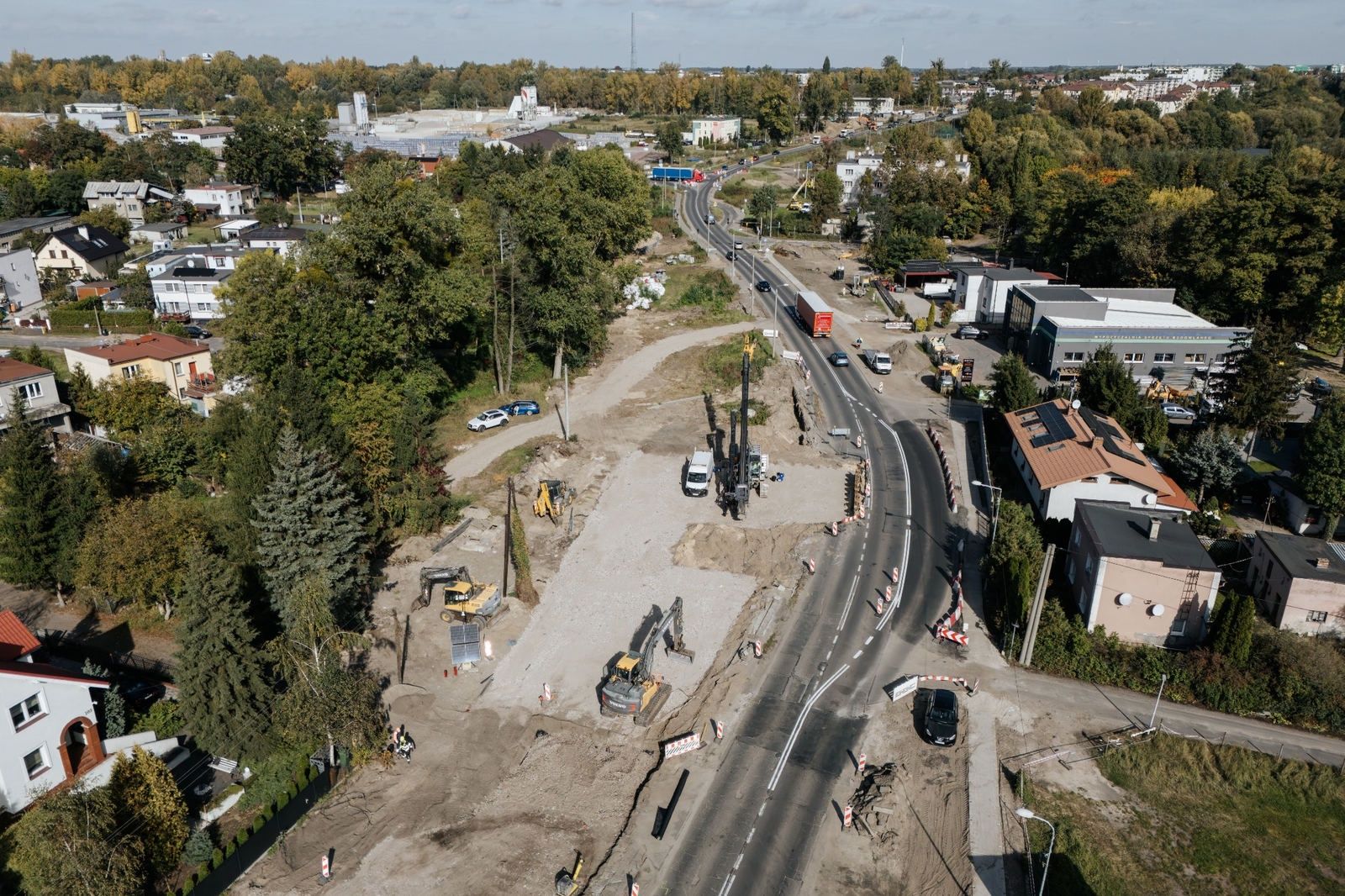 Na przebudowie ulicy Olsztyńskiej 