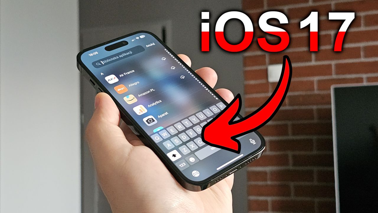 iOS 17 wnosi nową wersję polskiej klawiatury 