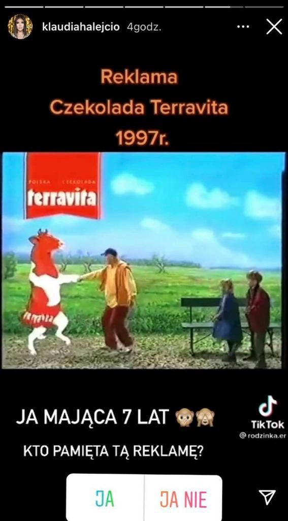 Halejcio wystąpiła w reklamie Terravity
