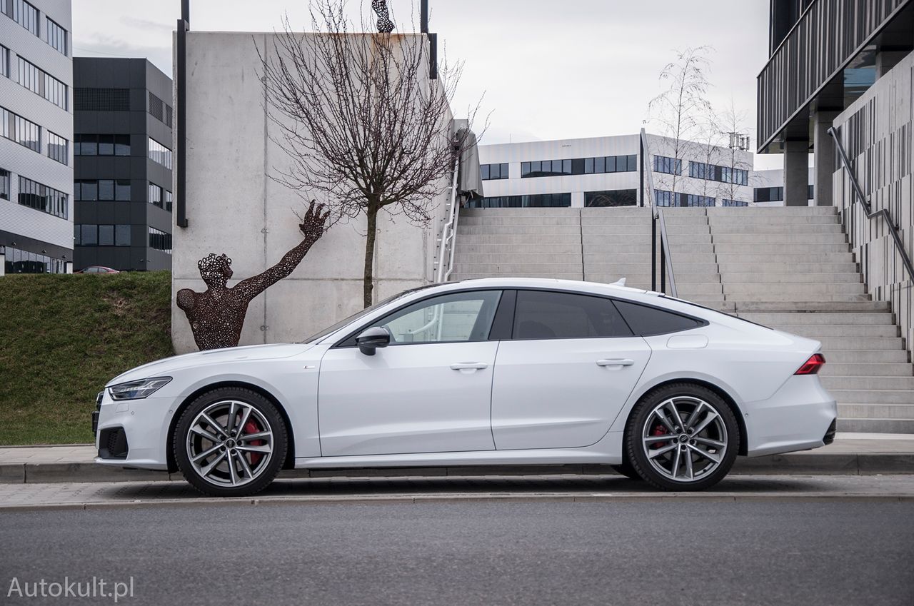 Test: Audi A7 Sportback 55 TFSI e – spalinowy, gdy nikt nie patrzy