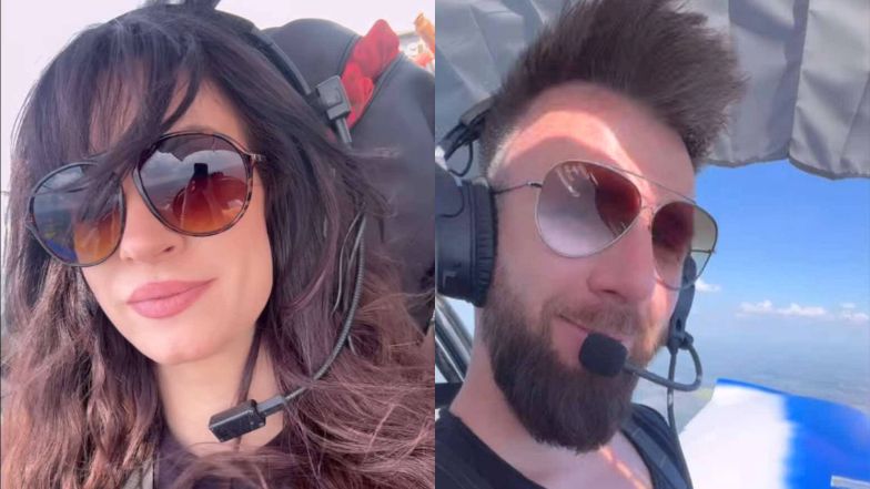 Sylwia Grzeszczak podbija przestworza w towarzystwie ukochanego