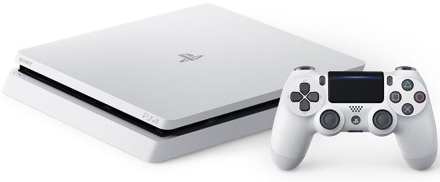 PS4 biała wygląd