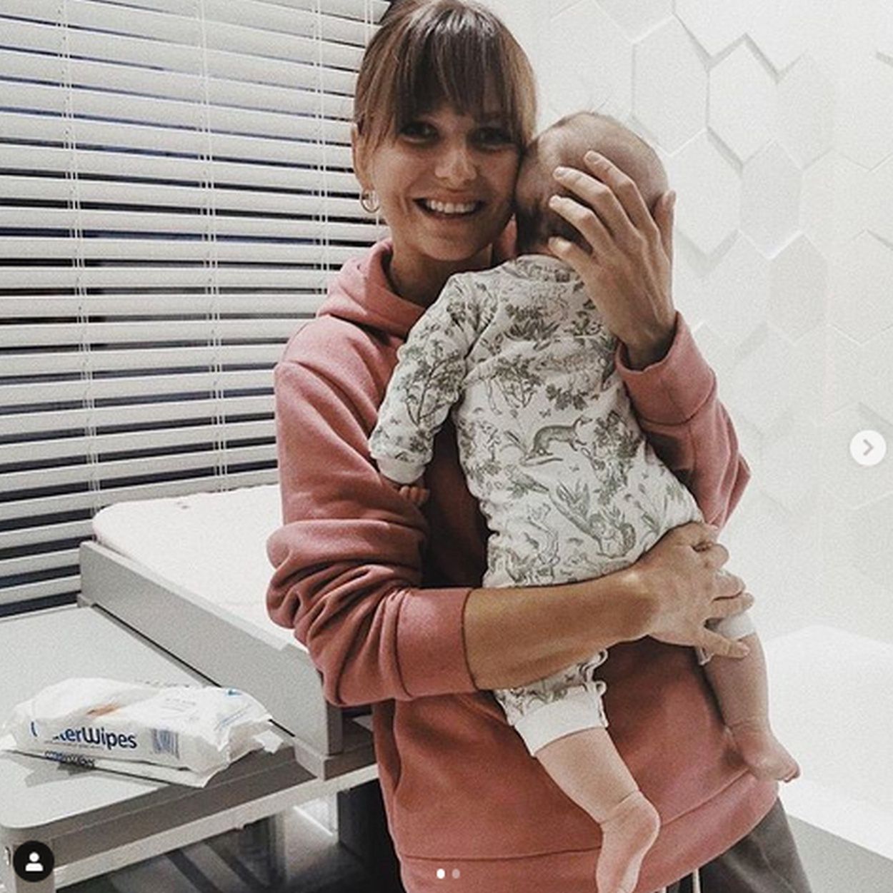 Anna Lewandowska z córką Laurą