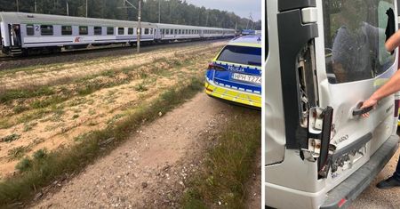 Bus zderzył się z pociągiem - wysoki mandat dla kierowcy!