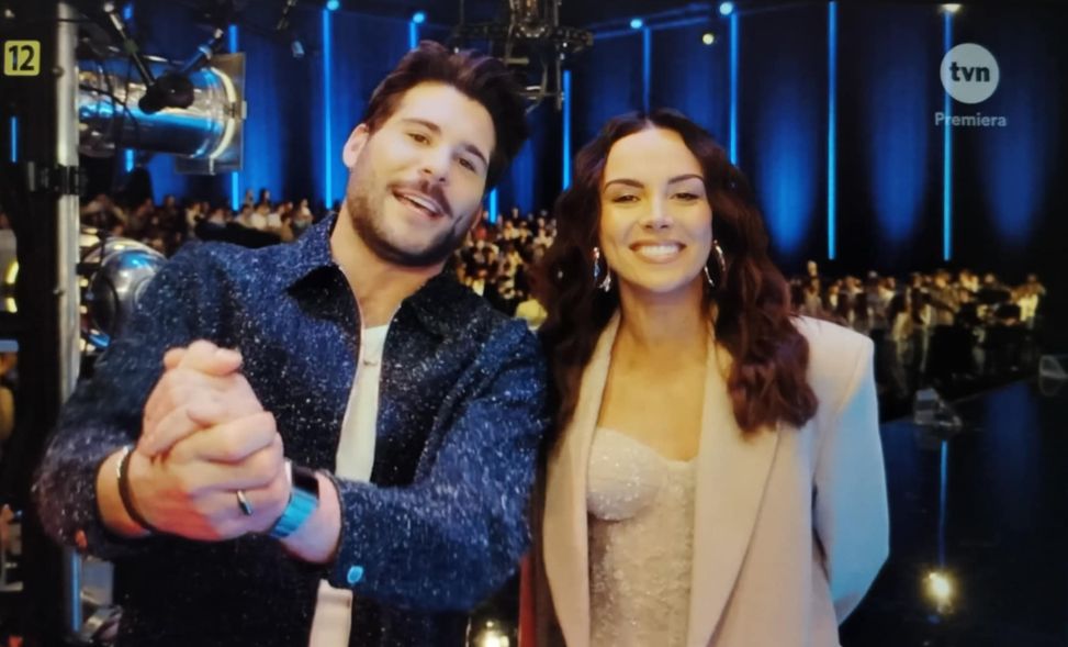 Paulina Krupińska w brokacie i marynarce w "Mam Talent!"