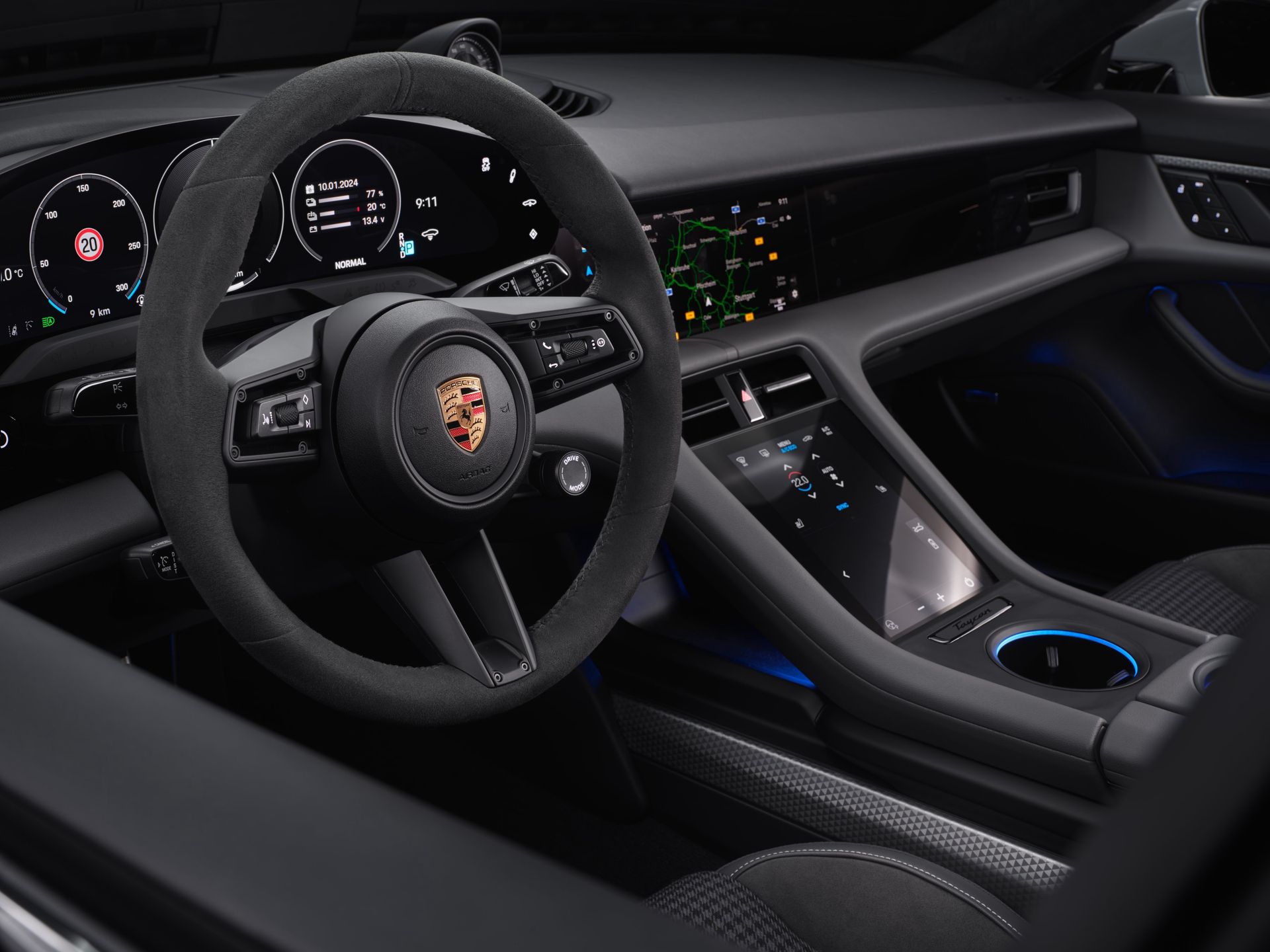 Porsche Taycan face lifting (2024)