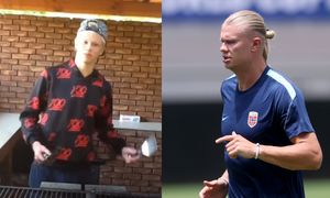Erling Haaland strzela gole na mundialu, a tymczasem internauci odkopali nagranie, na którym rapował jako nastolatek (WIDEO)