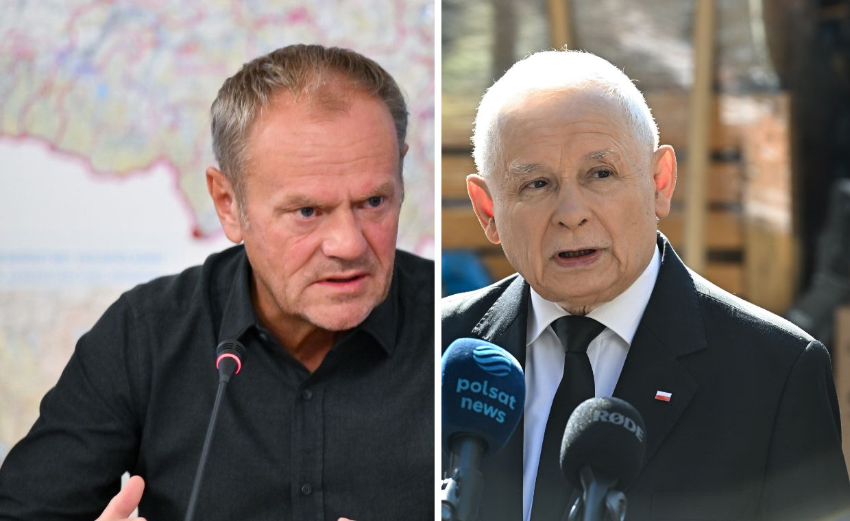 Donald Tusk i Jarosław Kaczyński