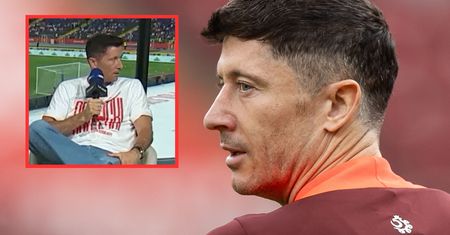 Lewandowski dostrzeżony na Stadionie Śląskim. Oddał hołd Kamilowi Grosickiemu