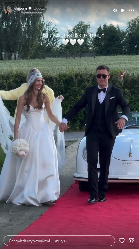 Tak wyglądało wesele Julii Suryś i Marcina Stromeckiego