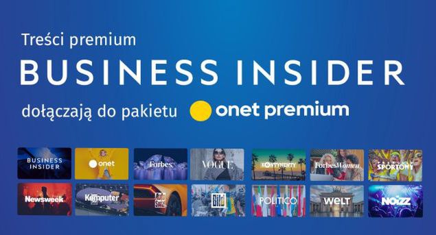 Business Insider dołącza do oferty Onet Premium