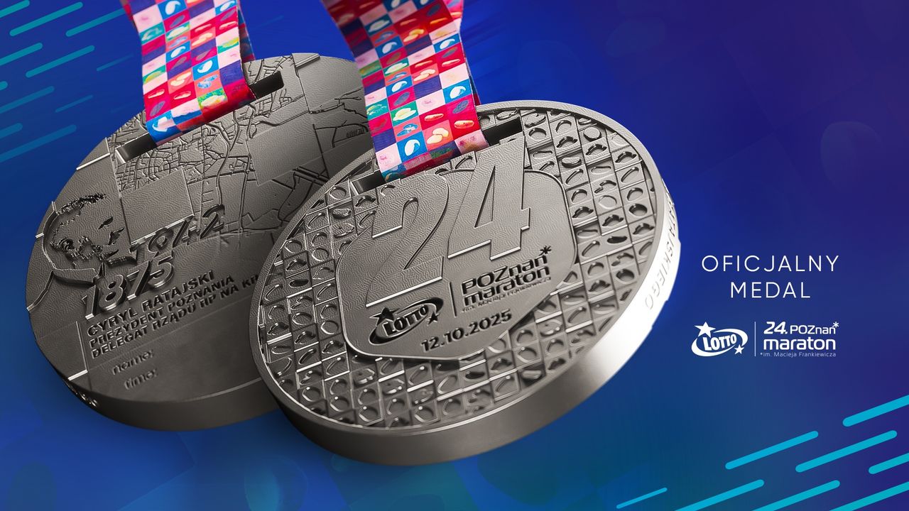 Zaprezentowano medal 24. Poznań Maratonu